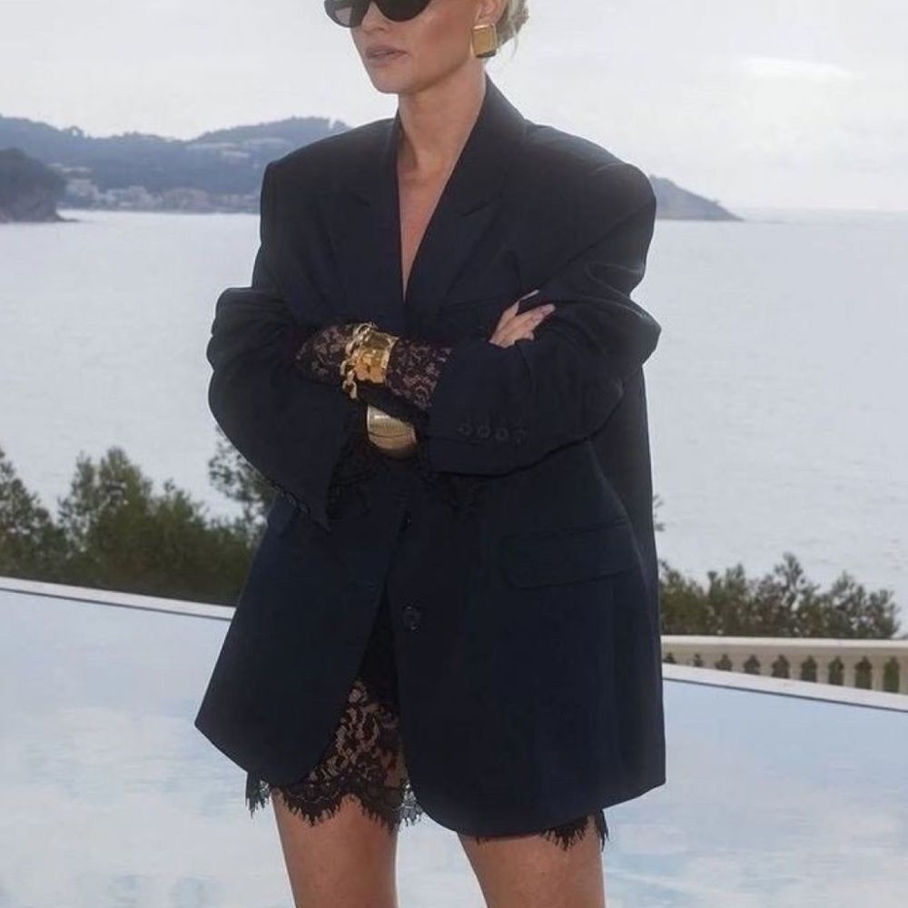 Evan Picone black blazer